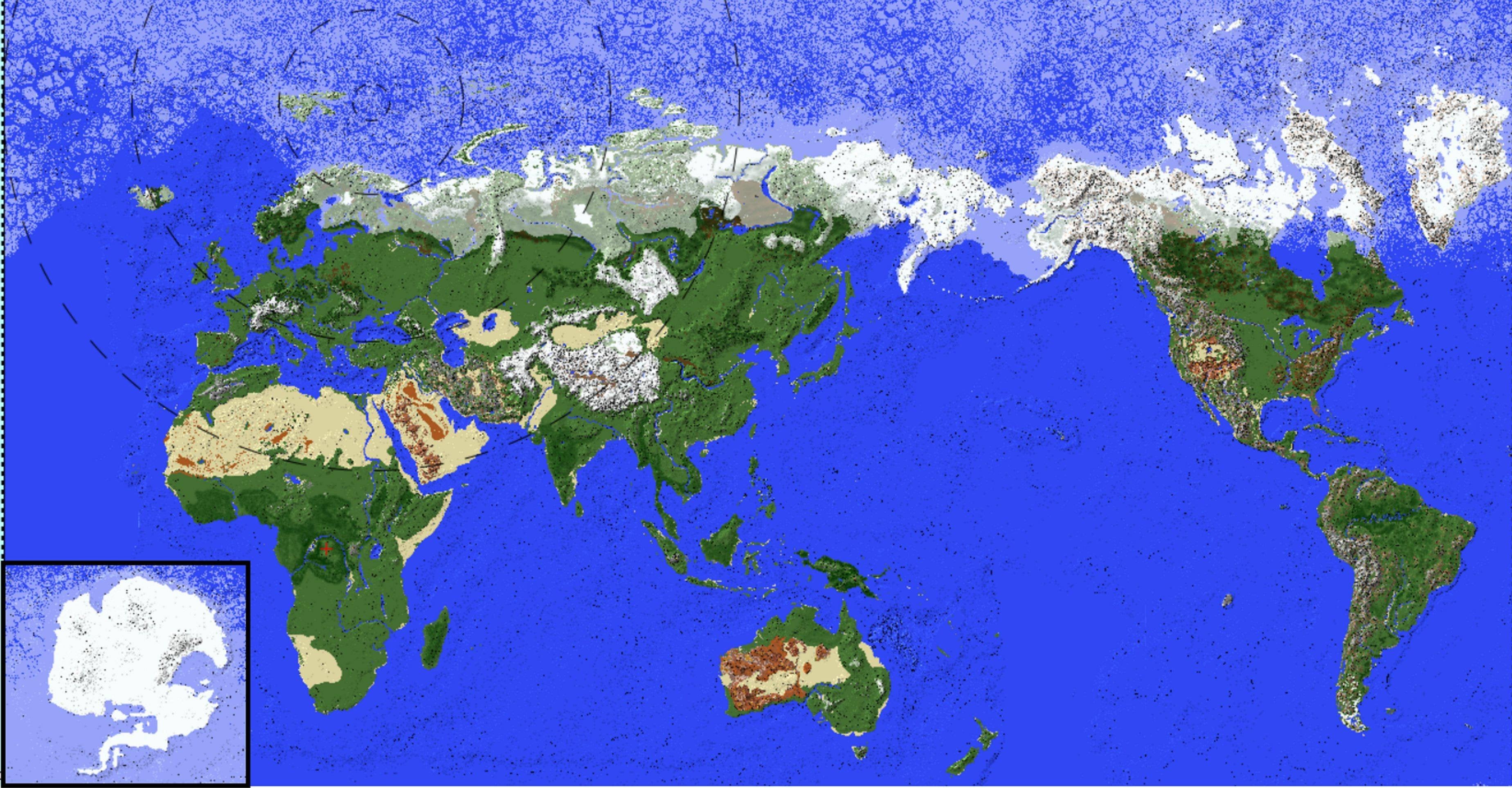 minecraft earth map server